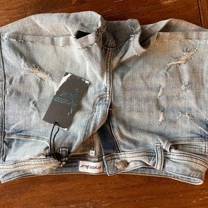 Studio Blue Kadence Distressed Shorts